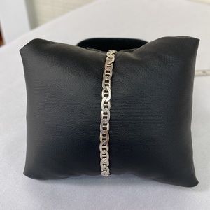 Silver 925 unisex unusual link bracelet